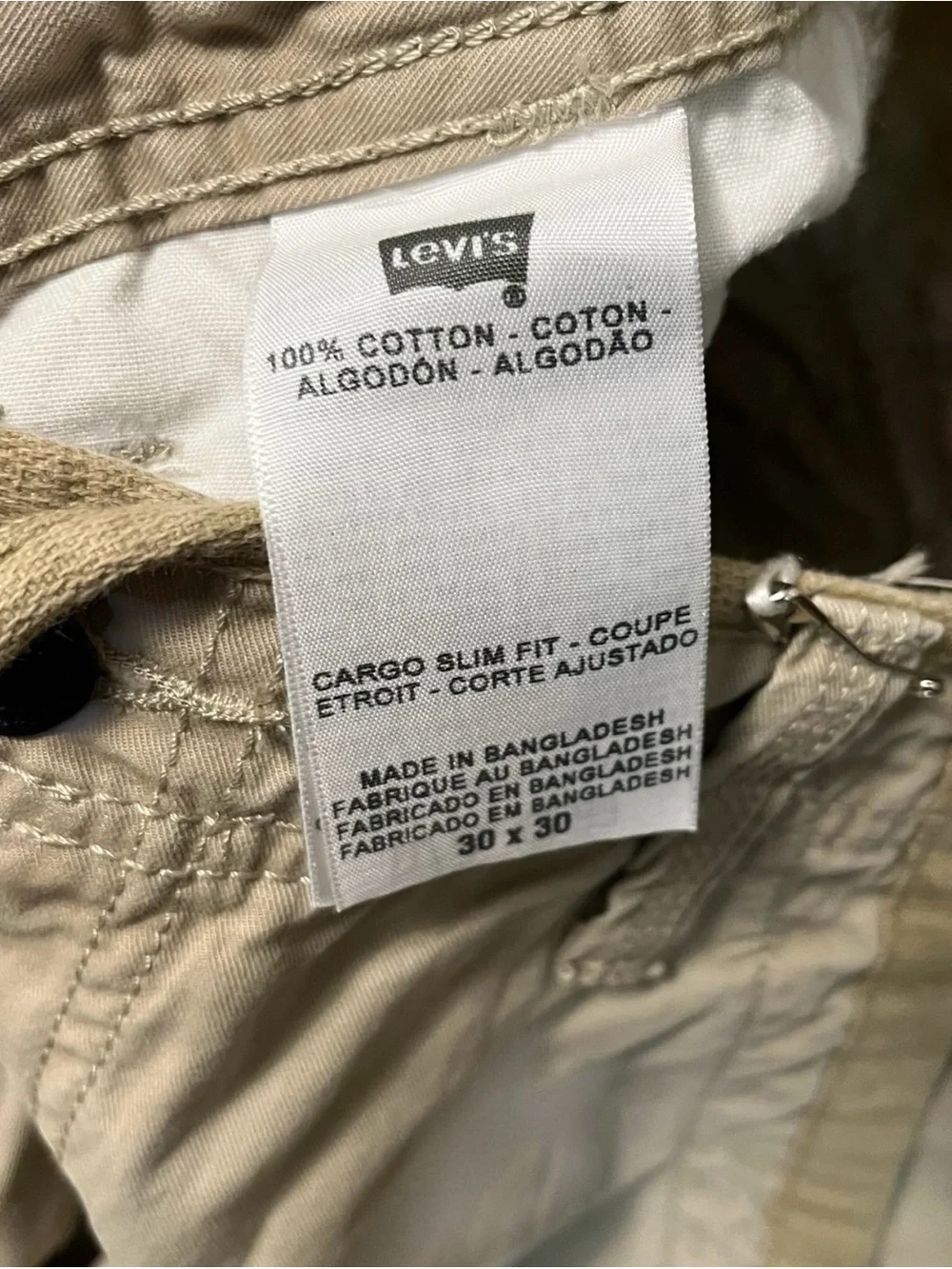 Levis levis khaki